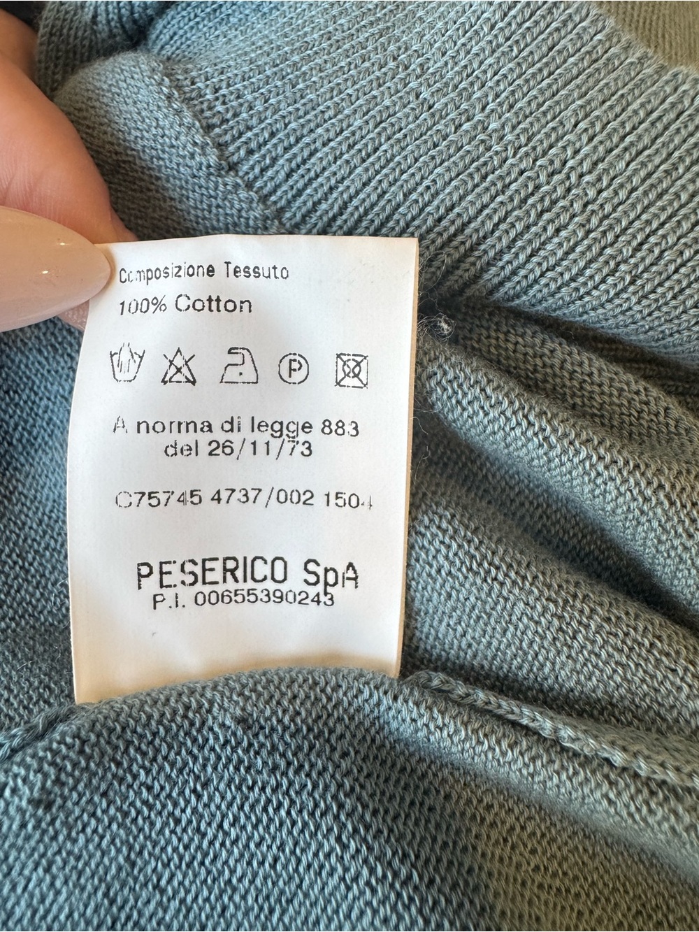 Peserico Italian Luxury 100% Cotton Knit Cardigan - IT 38 / US XS - Picture 5 of 7